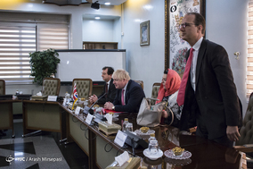 دیدار وزیر امور خارجه انگلیس با رییس سازمان انرژی اتمی