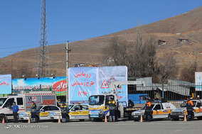 رزمایش ترافیکی طرح زمستانی 1396