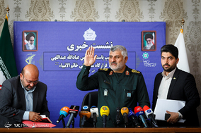 نشست خبری فرمانده قرارگاه سازندگی خاتم‌الانبیاء