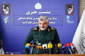 نشست خبری فرمانده قرارگاه سازندگی خاتم‌الانبیاء