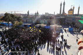 تشییع پیکر هفت شهید مدافع حرم در قم