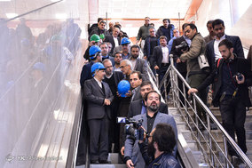 بازدید شهردار تهران از خط 6 و 7 مترو
