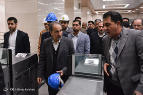 بازدید شهردار تهران از خط 6 و 7 مترو