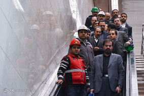 بازدید شهردار تهران از خط 6 و 7 مترو