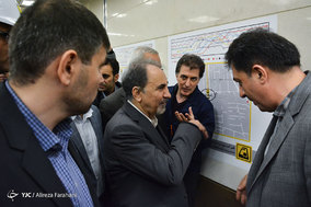 بازدید شهردار تهران از خط 6 و 7 مترو