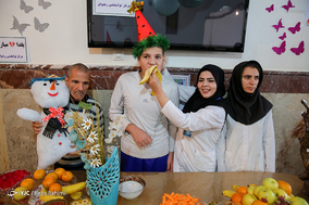 مراسم شب یلدا در مرکز توانبخشی رضوان کرمانشاه