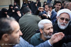 مراسم تشییع پیکر جانباز شهید علی خوش‌لفظ