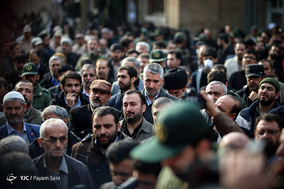 مراسم تشییع پیکر جانباز شهید علی خوش‌لفظ