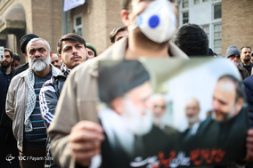 مراسم تشییع پیکر جانباز شهید علی خوش‌لفظ