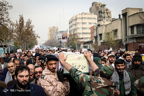 مراسم تشییع پیکر جانباز شهید علی خوش‌لفظ