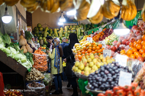 بازار تجریش در آستانه ی شب یلدا