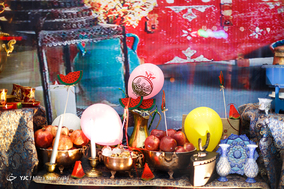 بازار تجریش در آستانه ی شب یلدا