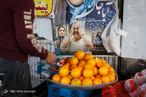 بازار تجریش در آستانه ی شب یلدا
