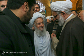 مراسم ختم آیت الله حائری شیرازی در قم