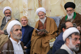 مراسم ختم آیت الله حائری شیرازی در قم
