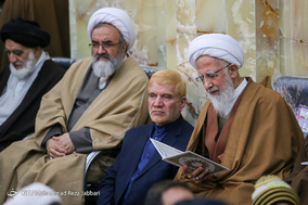 مراسم ختم آیت الله حائری شیرازی در قم
