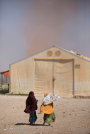 کمپ پناهجویان سومالیایی در کشور اتیوپی