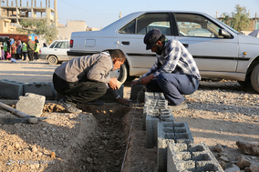 ساخت کپر در مناطق زلزله زده سرپل‌ذهاب