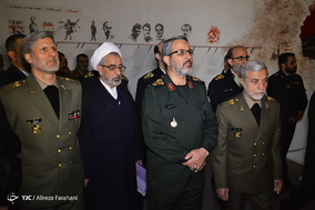 بازدید فرماندهان ارشد نیرو های مسلح از باغ موزه دفاع مقدس