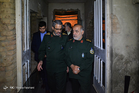 بازدید فرماندهان ارشد نیرو های مسلح از باغ موزه دفاع مقدس