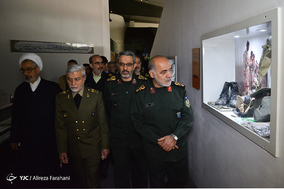 بازدید فرماندهان ارشد نیرو های مسلح از باغ موزه دفاع مقدس