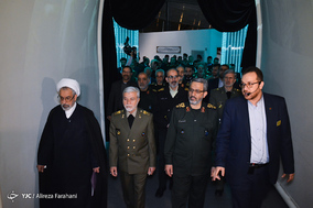 بازدید فرماندهان ارشد نیرو های مسلح از باغ موزه دفاع مقدس
