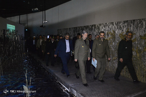 بازدید فرماندهان ارشد نیرو های مسلح از باغ موزه دفاع مقدس