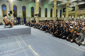 دیدار اعضای شورای هماهنگی تبلیغات اسلامی با رهبر معظم انقلاب