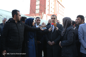 مراسم کلنگ زنی بزرگترین بیمارستان ام اس خاورمیانه در بیمارستان سینا