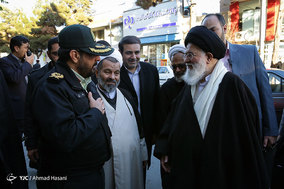 سفر آیت الله علم الهدی، نماینده ولی فقیه در خراسان رضوی به سبزوار