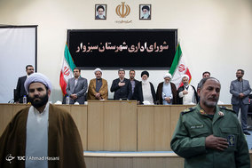 سفر آیت الله علم الهدی، نماینده ولی فقیه در خراسان رضوی به سبزوار