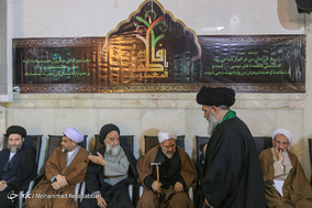 آیین خطبه خوانی و شمع گردانی خادمان حرم حضرت معصومه(س) در قم