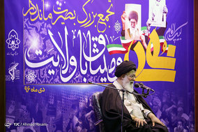 همایش بصیرتی طلاب حوزه علمیه خراسان در مدرسه عالی نواب مشهد