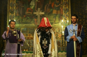 مراسم سال نو میلادی در کلیسا وانک اصفهان