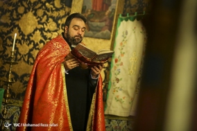 مراسم سال نو میلادی در کلیسا وانک اصفهان