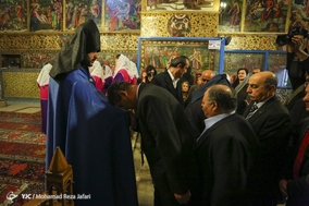 مراسم سال نو میلادی در کلیسا وانک اصفهان