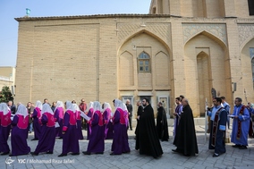 مراسم سال نو میلادی در کلیسا وانک اصفهان