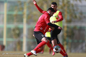 تمرین تیم فوتبال پرسپولیس