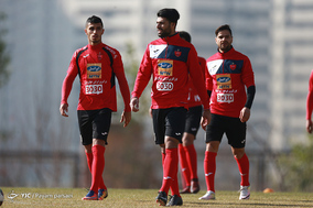 تمرین تیم فوتبال پرسپولیس