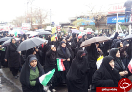 راهپیمای مردم گلستان علیه فتنه گران