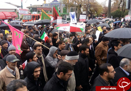راهپیمای مردم گلستان علیه فتنه گران