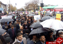 راهپیمای مردم گلستان علیه فتنه گران