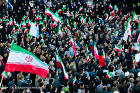 اجتماع مردم همدان در محكوميت اغتشاشات اخير