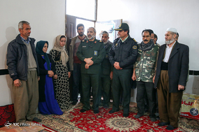 مراسم افتتاح منازل مسکونی نوساز در مناطق زلزله زده کرمانشاه