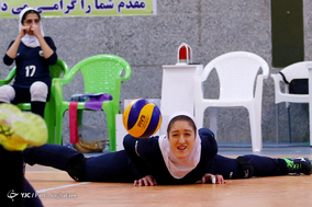 دیدار تیمهای والیبال بانوان بهنمیر مازندران و شهرداری تبریز