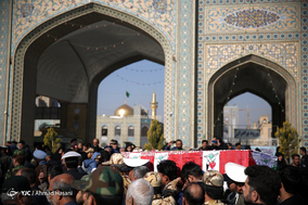 تشییع پیکر جانباز شهید حسین آریائی