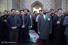 تشییع پیکر جانباز شهید حسین آریائی