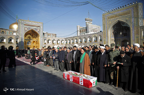 تشییع پیکر جانباز شهید حسین آریائی