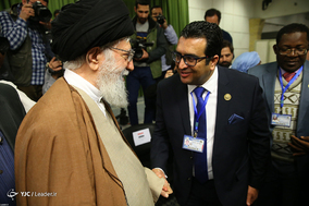 دیدار شرکت‌کنندگان در سیزدهمین کنفرانس اتحادیه بین‌المجالس سازمان همکاری اسلامی با رهبرمعظم انقلاب