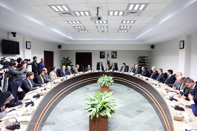 دیدار روسای مجالس سوریه و لبنان با علی اکبر ولایتی
